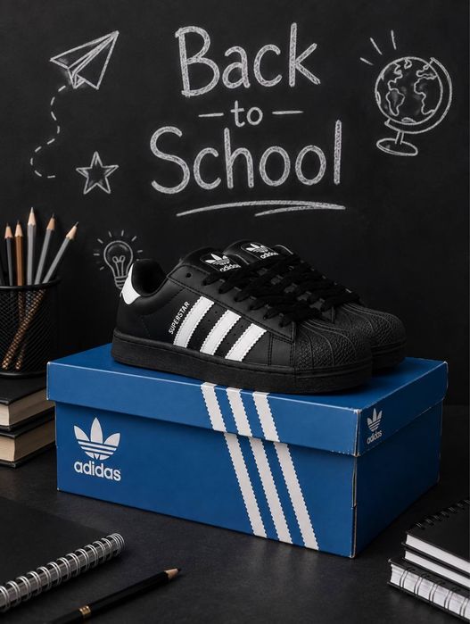 Adidas Superstar | Кроссовки в школу | Хит 2026 | Размеры 36–45 | Унисекс | Адидас суперстар | суперстары черные