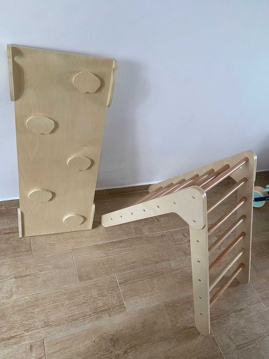 Triangulo de Pikler c/ rampa Montessori