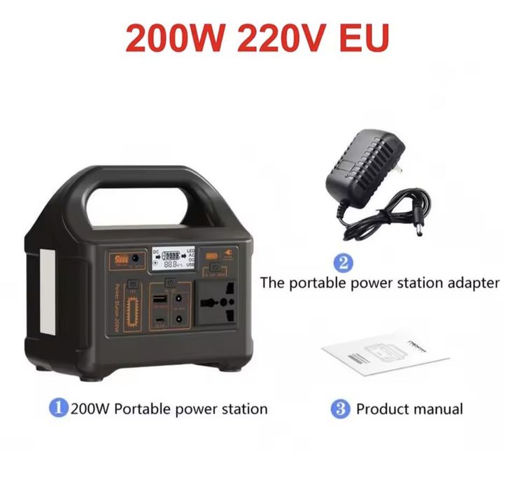 Зарядна станція 200 W, LiFePO4 .Великий Повербанк,UPS безперебійник.