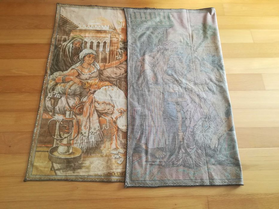 Tapeçaria decorativa mais 100 anos, com 128 cm X 188 cm.