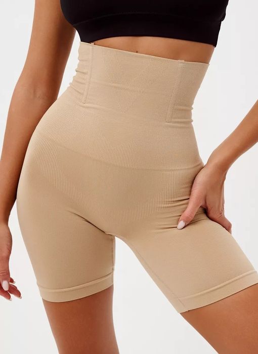 Утягуючі високі труси-шорти 2113 | Корсет | Сильна утяжка