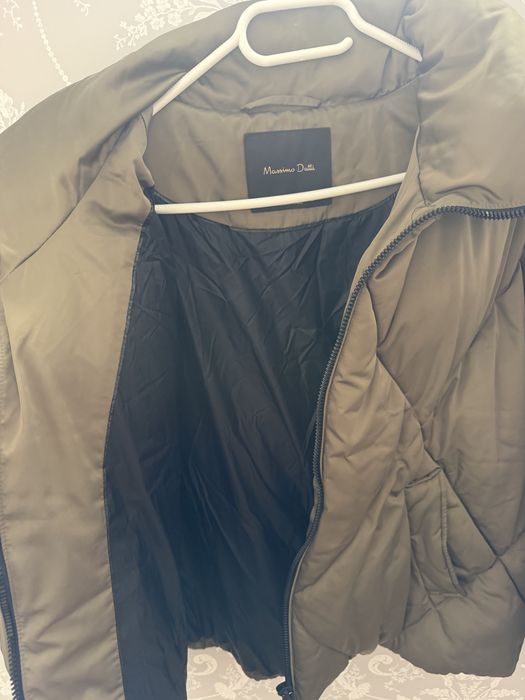 Massimo Dutti zielona kurtka