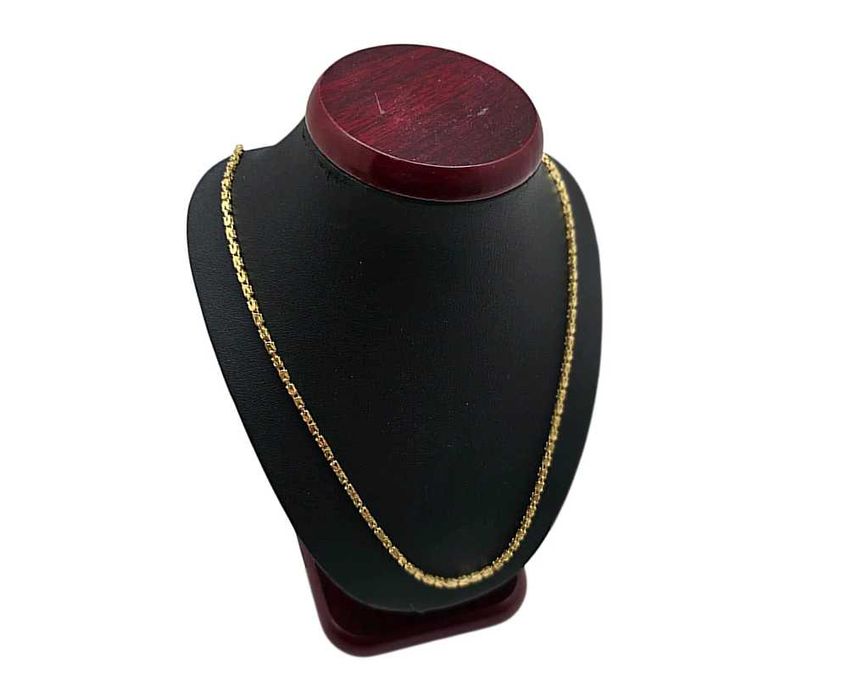 NOWY złoty łańcuszek 585 - splot KRÓLEWSKI - 8,73g - 61cm - KRÓL 14k