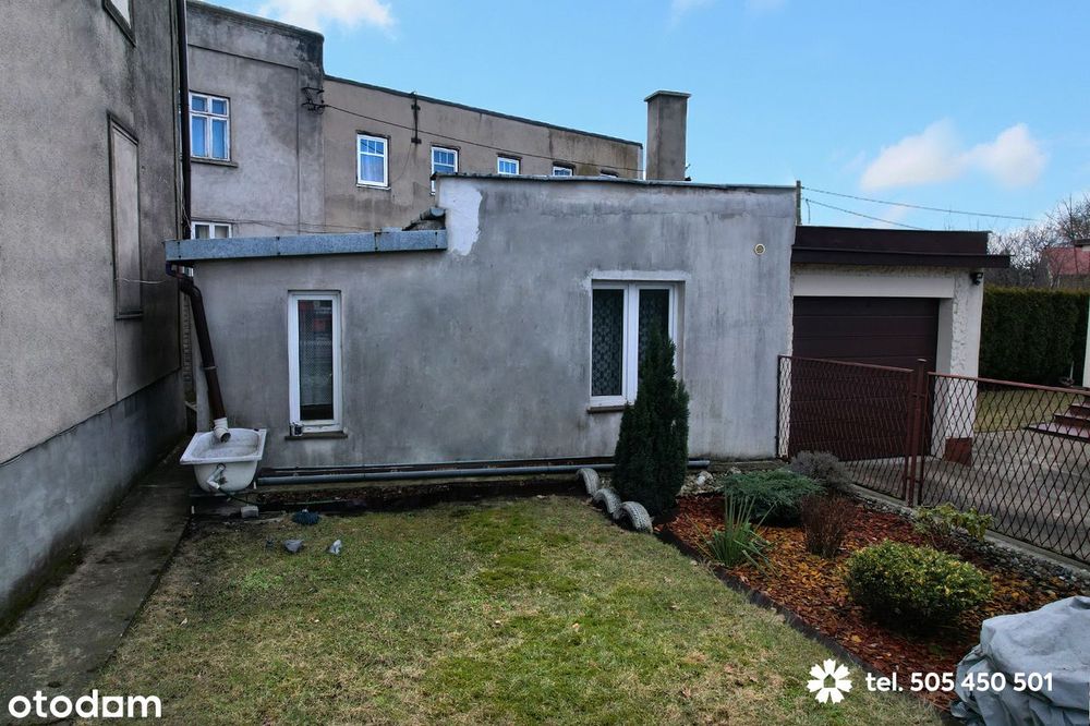 Dom piętrowy 128 m2 + budynek mieszkalny, działka 400 m2, Lipno
