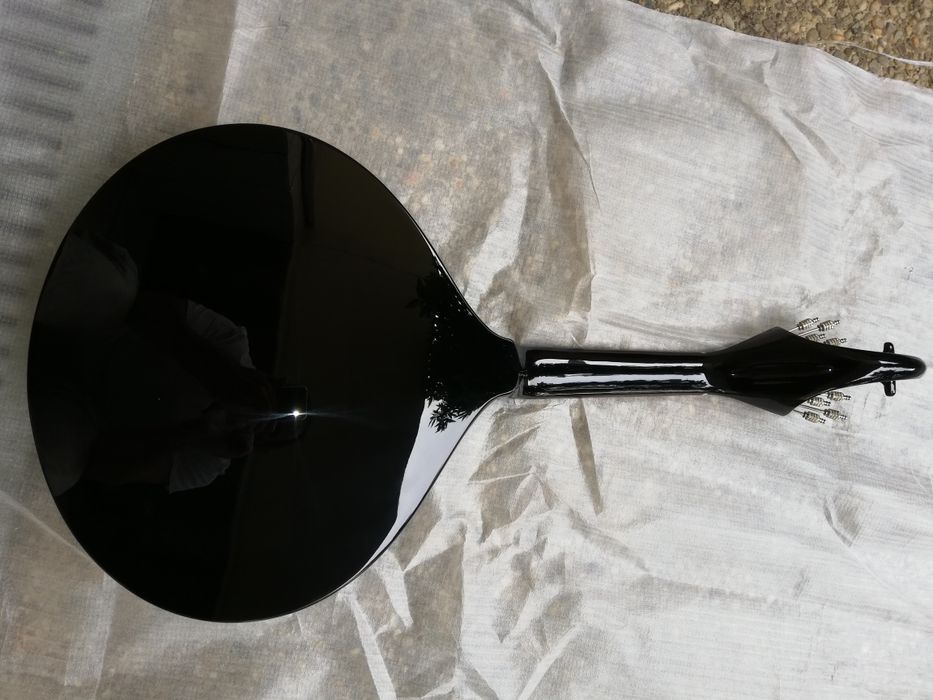 Guitarra portuguesa de fado de Lisboa preta + kit