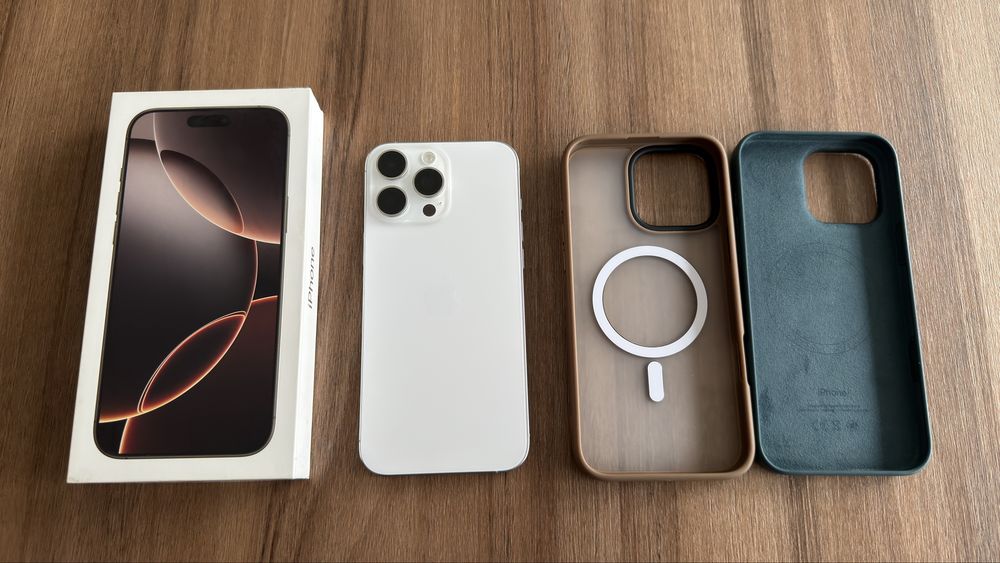 Iphone 16 pro max 256gb titanium branco livre retomas