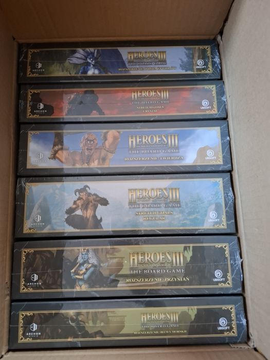 Heroes of Might & Magic III The Board Game ALL IN Shaded gra planszowa