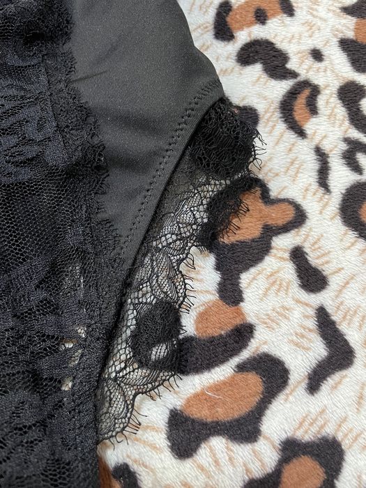 Czarne body XS shein