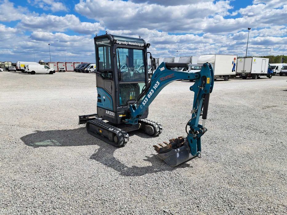 Minikoparka Schmindt AR200 Silnik Kubota D902