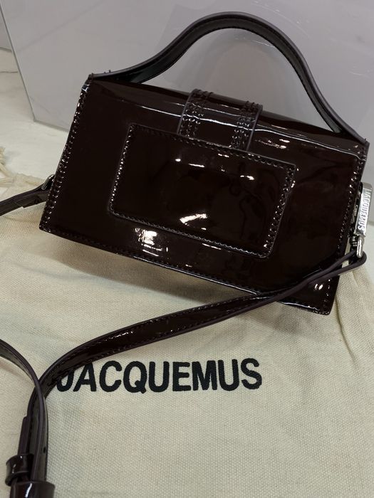 Сумка Жакмюс лакова, міні
