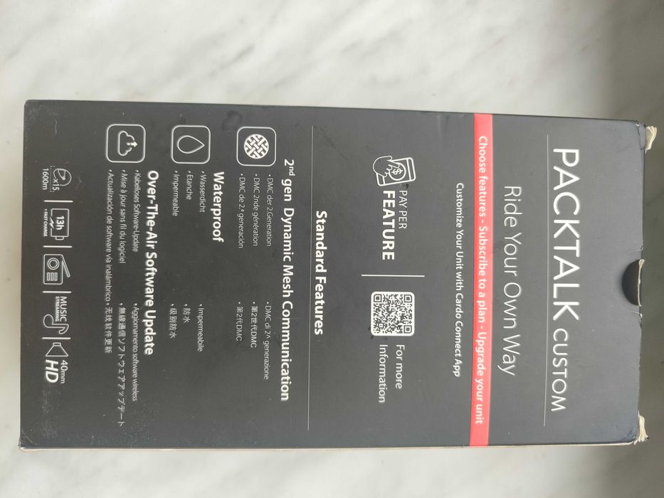 Мото гарнітура Cardo Packtalk Custom з DMC (аналог Packtalk Edge)