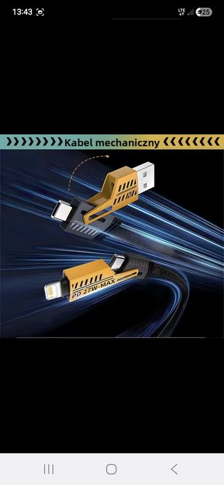 Kabel iPhone i usb c