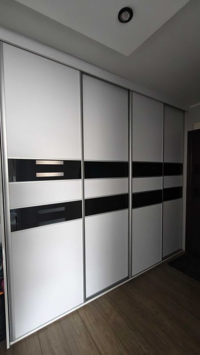 Drzwi przesuwne do szafy - komplet idealny do wnęki ok.260-265 cm