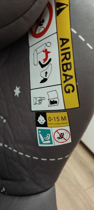 Fotelik Caretero TWISTY FIX iSIZE 0-18 kg szary