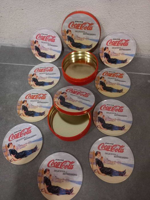 Colecção Coca Cola de base para copos