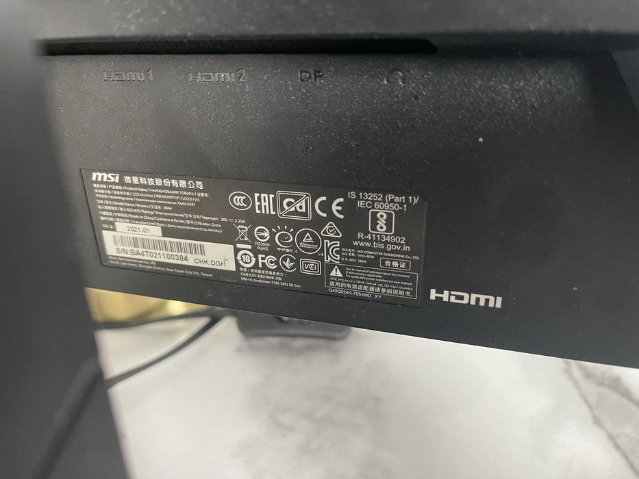 Monitor msi 144 Hz