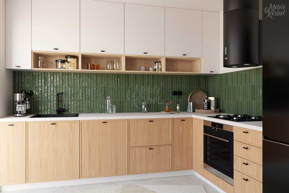 MK RAMI - Zestaw mebli kuchennych modułowych, fornirowanych - wycena