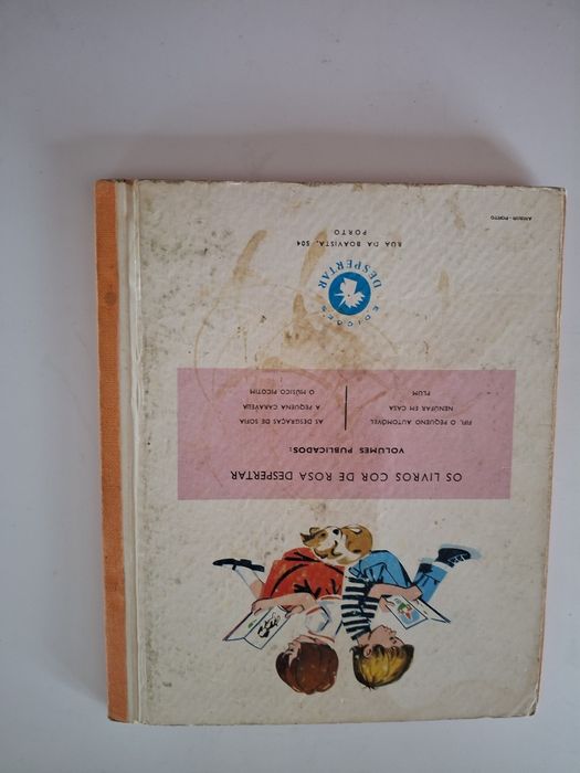 Livro antigo infantil  nenufar em casa