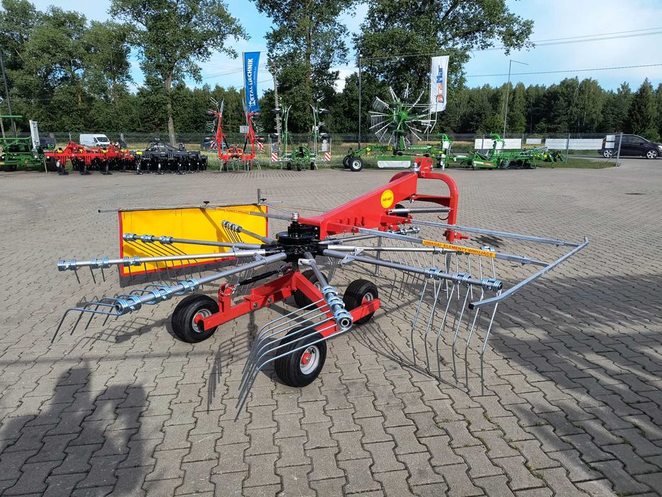 Zgrabiarka Karuzelowa TALEX Spyder 3,6m 4,2m tandem WOM koło kopiujące