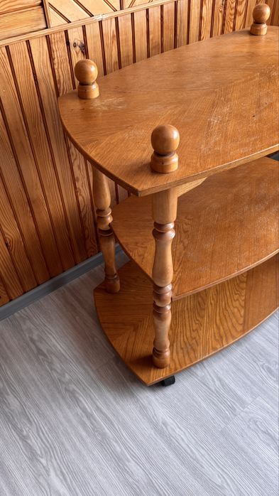 Трирівневий столик з коліщатами (2шт.)