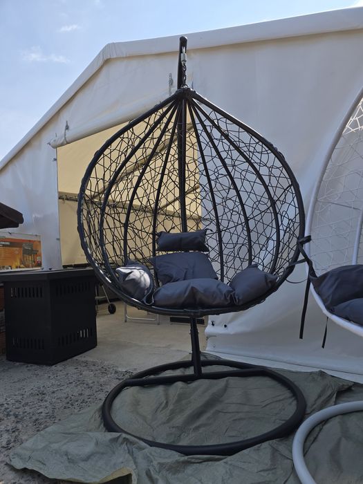 FOTEL WISZĄCY - BUJAK OGRODOWY SAONA - w komplecie w poduszkami - WERS