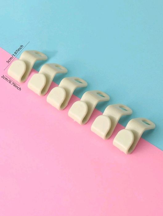 Gancho|suporte para sobrepor cruzetas  [6unid. 2€] •novo|embalado•