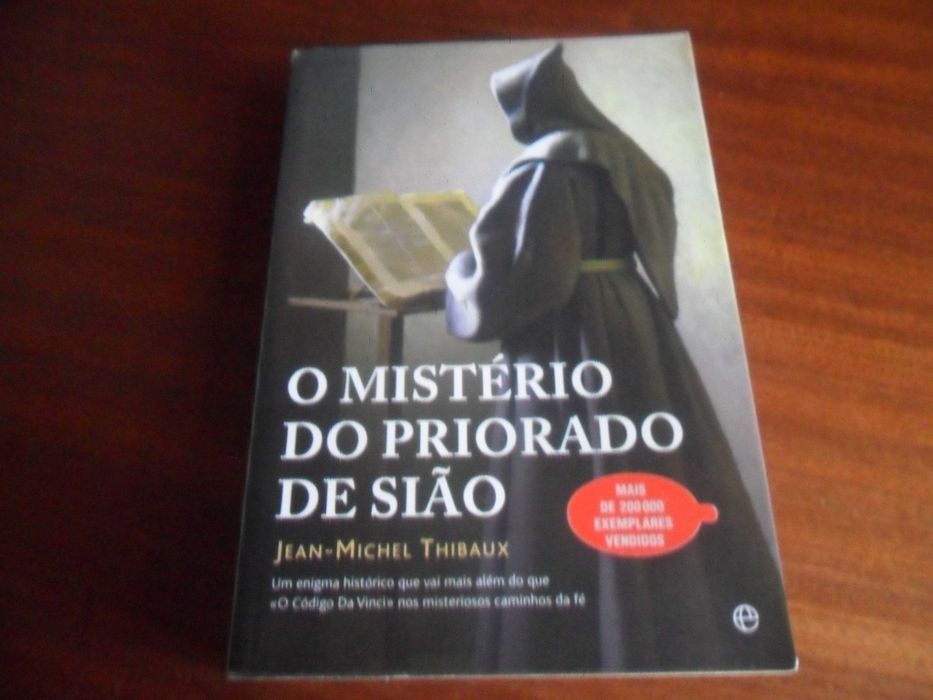 "O MISTÉRIO DO PRIORADO DE SIÃO" de Jean-Michel Thibaux - 1ª Ed. 2006