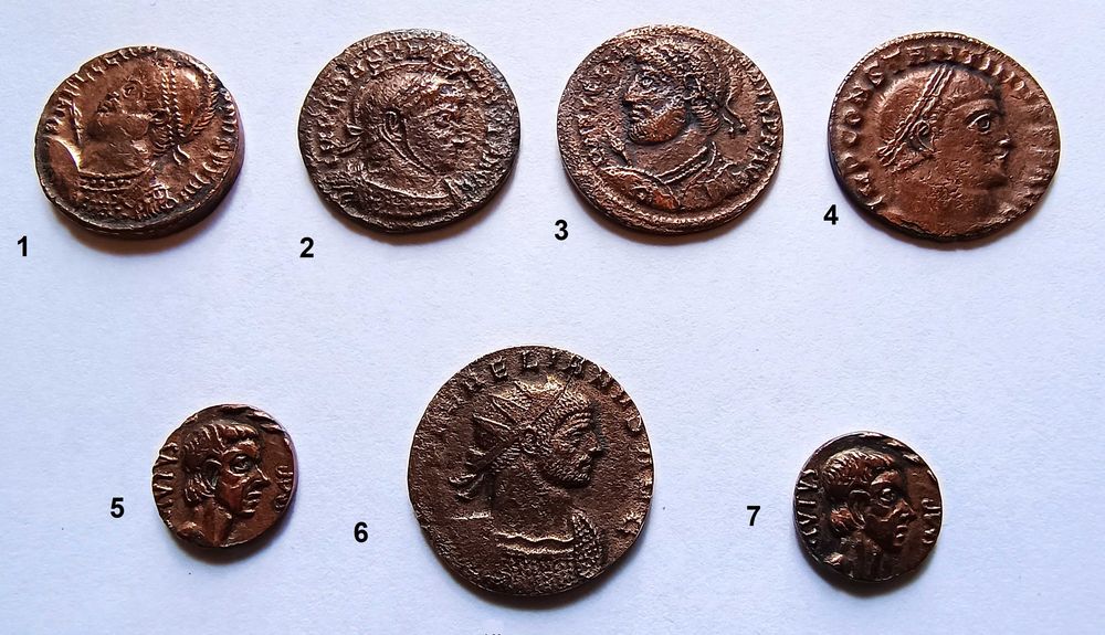 7 Moedas Romanas