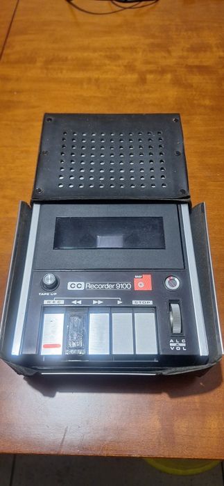Gravador de cassetes BASF CC Recorder 9100 – anos 70 - Vender Rápido