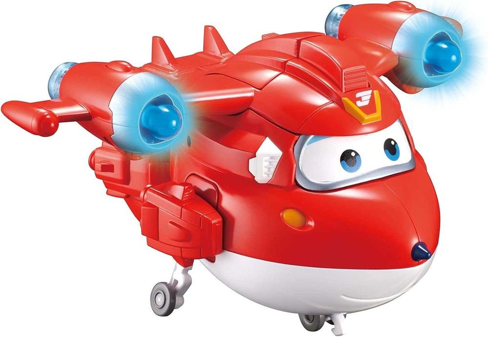 Super Wings Deluxe Jett Джетт свет звук Супер крила крылья великий 15