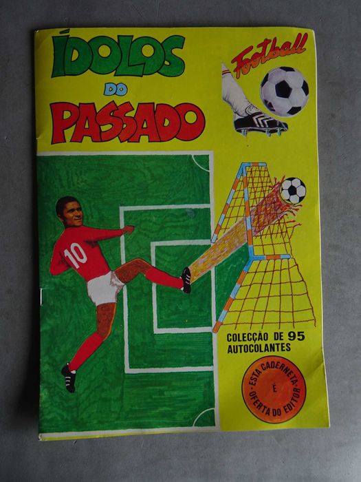 Caderneta cromos Ídolos do Passado (falta 1 cromo)