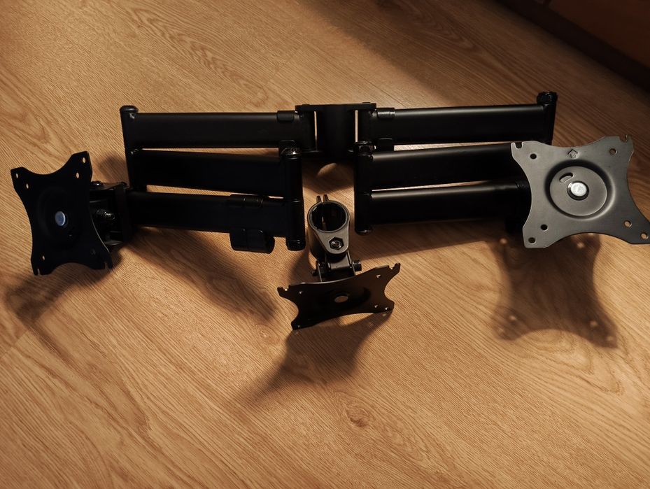 2x braços para monitor triplo suptek e tooq