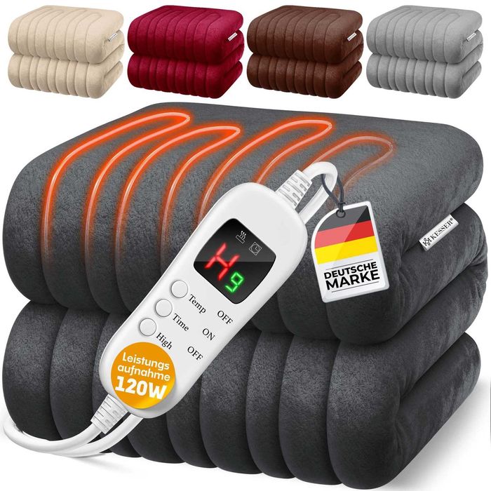 Електроковдра KESSER XXL 200x180см | Преміум Німеччина | Нова