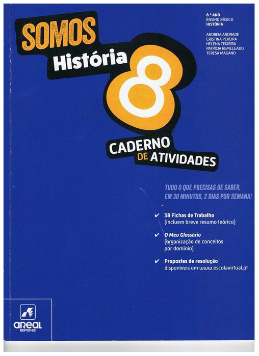 Caderno de Atividades várias disciplinas 8.º Ano – Impecável