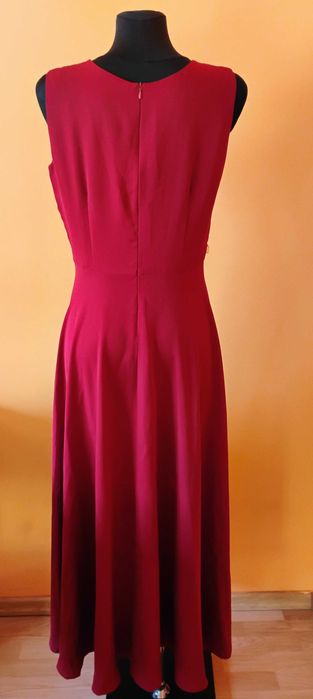 Sukienka weselna - Czerwona długa