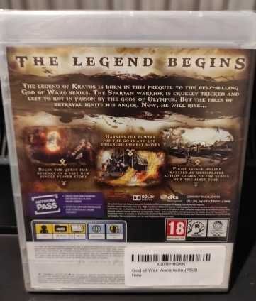 God of War Ascension PS3 (Novo selado)