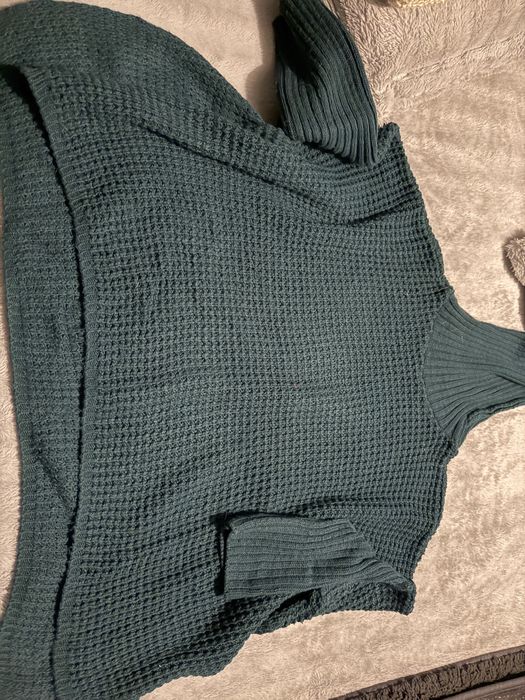 Camisola de malha de gola alta