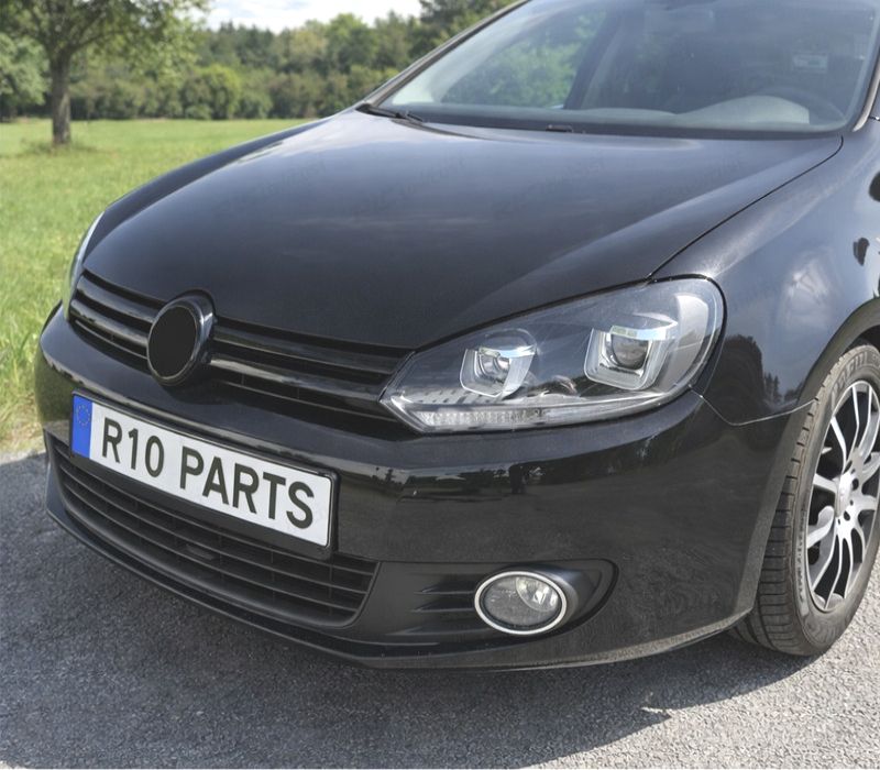 FAROIS PARA VOLKSWAGEN VW GOLF VI LIMOUSINE 08-12 DINAMICOS FULL LED ANGEL EYES U