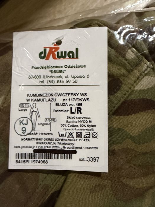 Kombinezon Ćwiczebny wojsk specjalnych