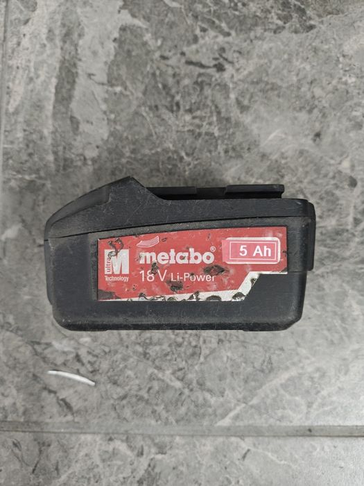Bateria Metabo 18V 5Ah po regeneracji