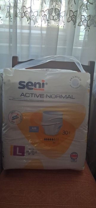 Підгузки- трусики для дорослих Seni Active Normal, розмір L,  труси  для дорослих,