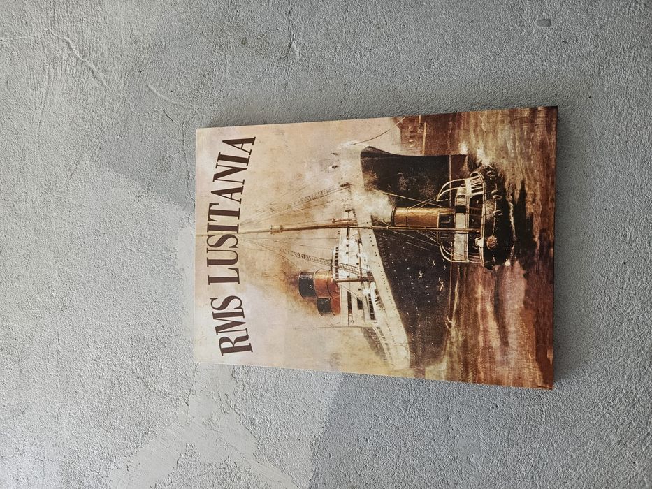 Quadro gravura RMS Lusitânia.