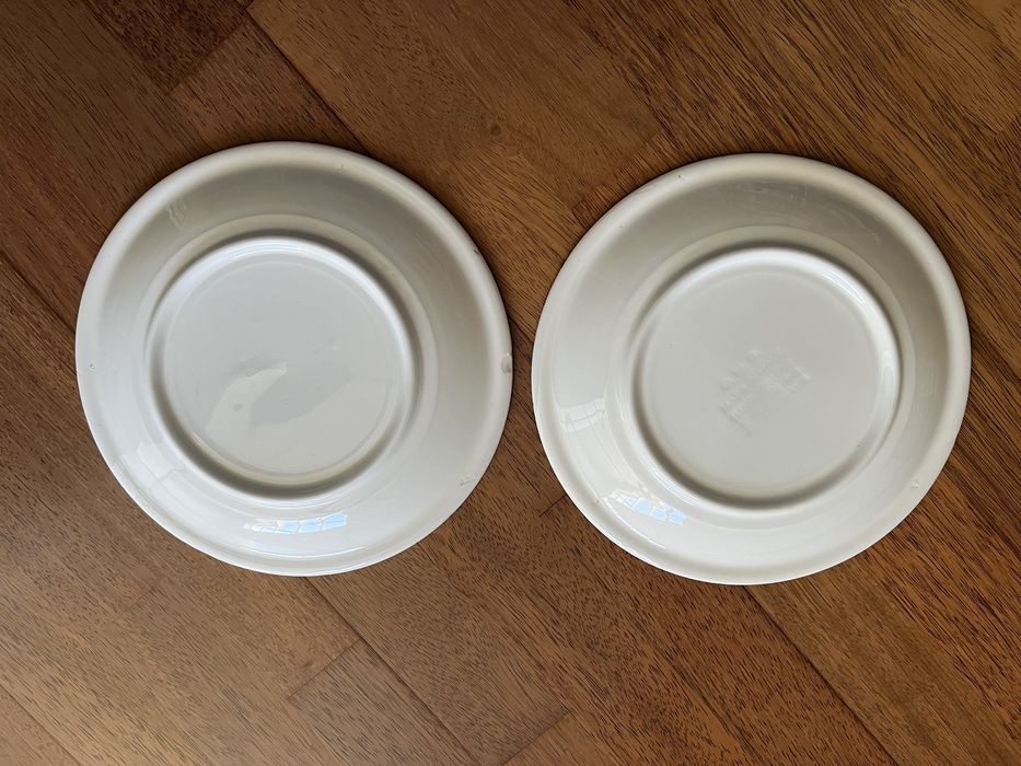 Pratos de cerâmica falantes, vintage italianos - Made in Italy