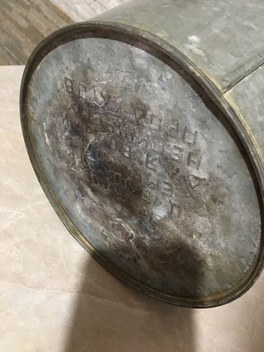 Ведра оцинкованные советских времен 10 л емкость тара