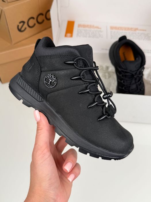 Детские кожаные ботинки на резинках Timberland 31/32/33/35р