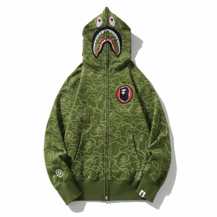 Зіп худі BAPE 30th Anniversary Line Camo Shark Hoodie/ кофта бейп акула