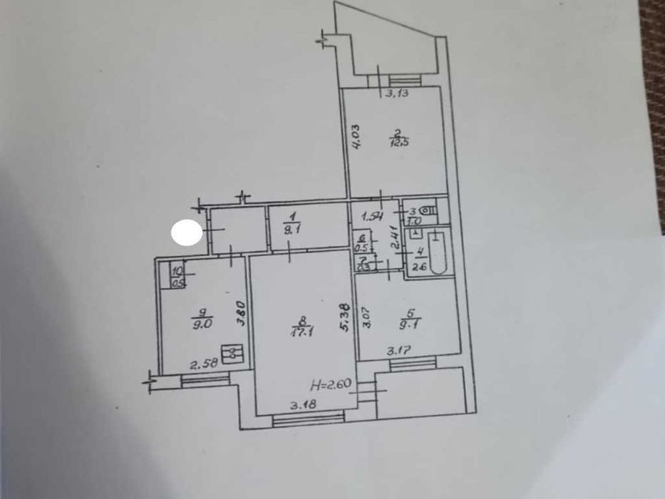 3-к квартира, Левада, 3/9, окремі кімнати, МЕБЛІ+ТЕХНІКА, євроремонт