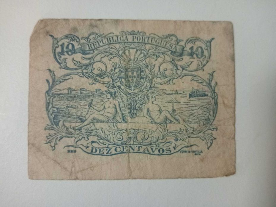 50 Escudos Infanta D. Maria 1980 (Capicua)  / Cédula 10 Centavos  1917