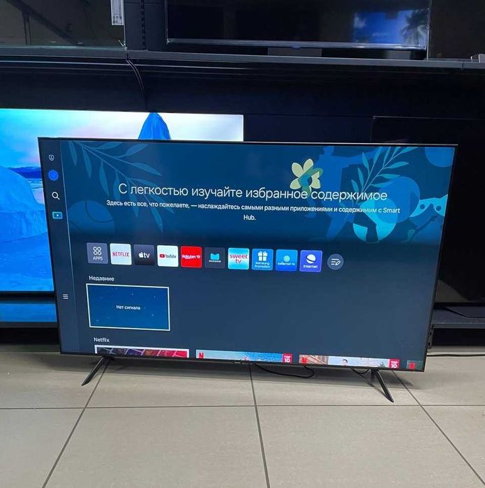 75" 4K UHD SAMSUNG з Німеччини Смарт Український 75CU7100 Уцінка