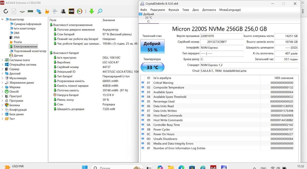 Dell Latitude 5411 FHD IPS i5-10300H/8GB DDR4/256GB SSD NVMe